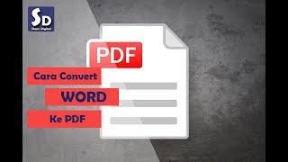 Cara Jadikan Word Ke Pdf Dengan Mudah | Generator PDF #microsoft #convert #pdf #word