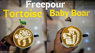 Barista training || latte art for beginners barista || how to pour latte art for beginners barista