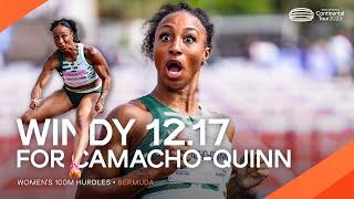 12.17w for Jasmine Camacho-Quinn in Bermuda | Continental Tour Gold 2023