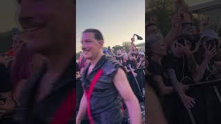 Rammstein Groningen Stadspark Drafbaan Band walking past - Till Lindemann