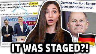 UPDATE on GERMANY’S GOVERNMENT CRISIS - Was it all staged? | Feli from Germany