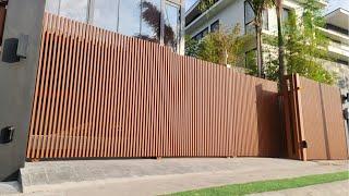 Modern gate design, automated telescopic sliding gate