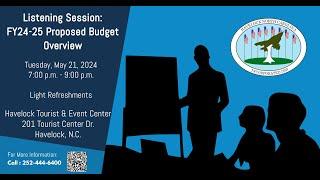 FY 2024-25 Proposed Budget Interactive Listening Session