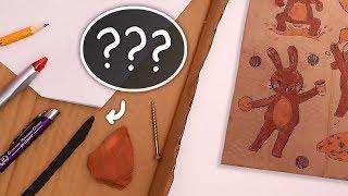 Using ONLY Art Supplies Found on the Ground