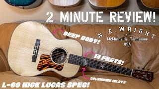 2 Minute Review: the NE Wright WL-00 with Nick Lucas Spec!