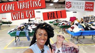 Come thrifting With Us at the SALVATION ARMY BINS! PART 1 |#ThriftersAnonymous