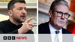 Ukraine's President Zelensky and UK Prime Minister Starmer to meet in Downing Street | BBC News