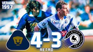  Pumas 4-3 Celaya  Jornada 7 -  Verano 1997