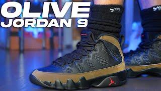 Air Jordan 9 Olive Review and On Foot 2024