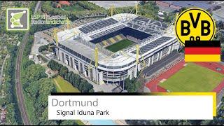 Signal Iduna Park | Borussia Dortmund | Google Earth 360° Rotation