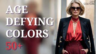 Ageless Glow: Colors That Instantly Make You Look Younger! Women's Fashion 50+