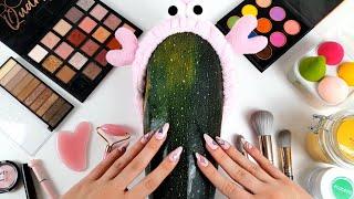 ASMR Makeup on Zucchini(No talking)