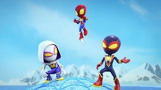 SPIDEY And His Amazing Friends | PENGUIN Adventure! @Qdad