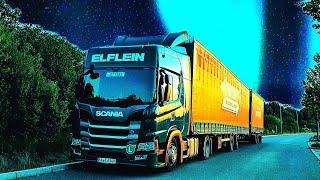 Lang LKW 25 m! Elflein Spedition