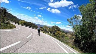 60 minute Indoor Cycling Fat Burning Workout Spain Strava Data 4K Video