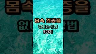몸속 염증을 없애는 방법 5가지