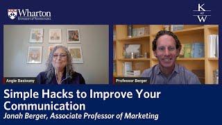 How Can You Make Your Writing Sound More Persuasive? with Wharton Marketing Professor Jonah Berger