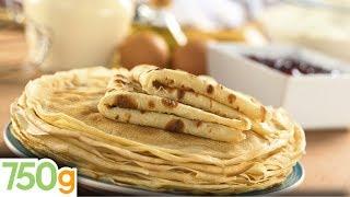 Recette inratable de crêpes - 750g