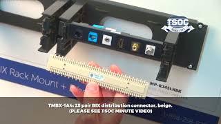 The TSOC Minute™ - Featuring TSOC innovative products | BIX Connectors | Rack Mountable Patch Panel