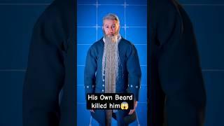 His Own Beard killed Him~mini wood toy-woodworking art skill/hands craft idea#shorts