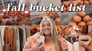 THE ULTIMATE FALL BUCKET LIST 2021 | 80+ ideas of what to do this fall