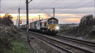 Trains at Snivellers Crossing & Kelvedon Station, GEML | 22/12/21