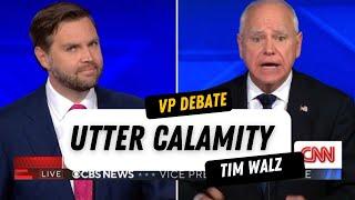 Tim Walz was an utter calamity in the debate #jdvance #timwalz