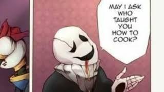 Gaster Tries Papyrus's Spaghetti! Undertale Comic Dub!