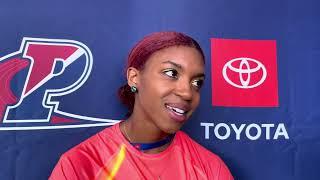 Nia Akins Talks After 1500m Seasons Opener of 4:10.32 at the 2024 Penn Relays