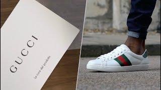 GUCCI ACE UNBOXING | THE MOST PREMIUM HYPEBEAST SNEAKER ON THE MARKET?