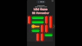 Mini Game Today 22 November Hamster Kombat How To Solve Mini Game Puzzle in Hamster Kombat  SOLVED