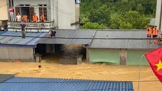 Dam discharge triggers landslide and flooding, submerging China and Vietnam as Typhoon Yagi strikes