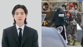 BTS News TodaySuga was suddenly picked up by the military! What's going on?