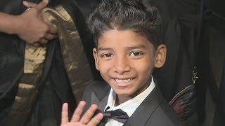 Adorable Lion star Sunny Pawar charms all at The Asian Awards