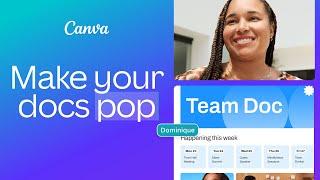 Canva Docs | Make your docs pop