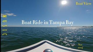 BOAT ride in Tampa Bay Area - Florida - Music.