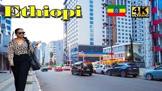 ከሸራተን ካዛንቺስ ምን አዲስ ነገር አለ Addis Ababa Walking Tour  [4K] Tourist attractiveness