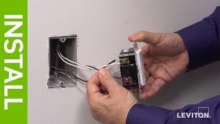 How to Install the IPHS5 Humidity Sensor & Fan Control | Leviton