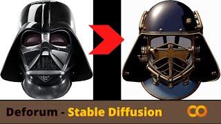 img2img tutorial: init_image in Deforum Stable Diffusion Colab). Let's Steampunk Darth Vader!
