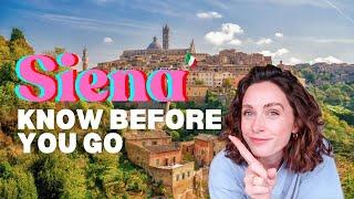 Watch This Before Your Siena Trip! | Siena NEED TO KNOW | Siena Travel Tips