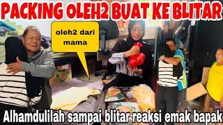 AKHIRNYA PULANG BLITAR &REAKSI  EMAK BAPAK AKU BALIK KAMPUNG LAGI TERHARU!(OLEH2 DARI MAMA BANYAK)