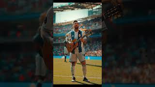 Messi & Guitar #messi #viralvideo #tiktok #soccoloco #mbappe #intermiami #ai #football #barca #leo