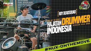 ROY DEADSQUAD - PERFORM DI HAJATAN PARA DRUMMER INDONESIA DENGAN NUX DM-8!!