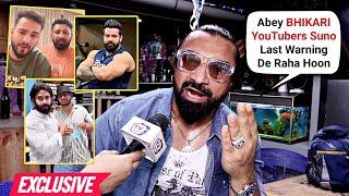 Ajaz Khan ANGRY Reply To YouTubers Roast! Purav Jha, Elvish Yadav, Rajat Dalal, Rajveer Fitness