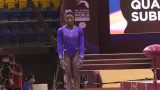 Simone Biles - Vault 1 - 2018 World Championships - Qualifying