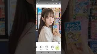 meituのAIイラストメーカーの文字起こしとFaceAppで出来た女性（39）