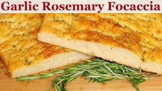 Garlic Rosemary Focaccia Bread