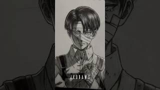 CAPTAIN LEVI - Infinite Aura | pencil sketch #art #captainlevi #levi #leviackerman #aot #animeart