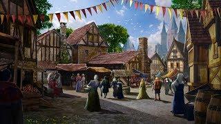 Peaceful Medieval Village Music - Silverwood Town | Soothing, Relaxing, Beautiful 140