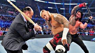 WWE 25 November 2024 Roman Reigns and Paul Heyman Attack & Destroyed Solo Sikoa on Smackdown